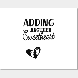 Pregnancy - Adding another sweetheart Posters and Art